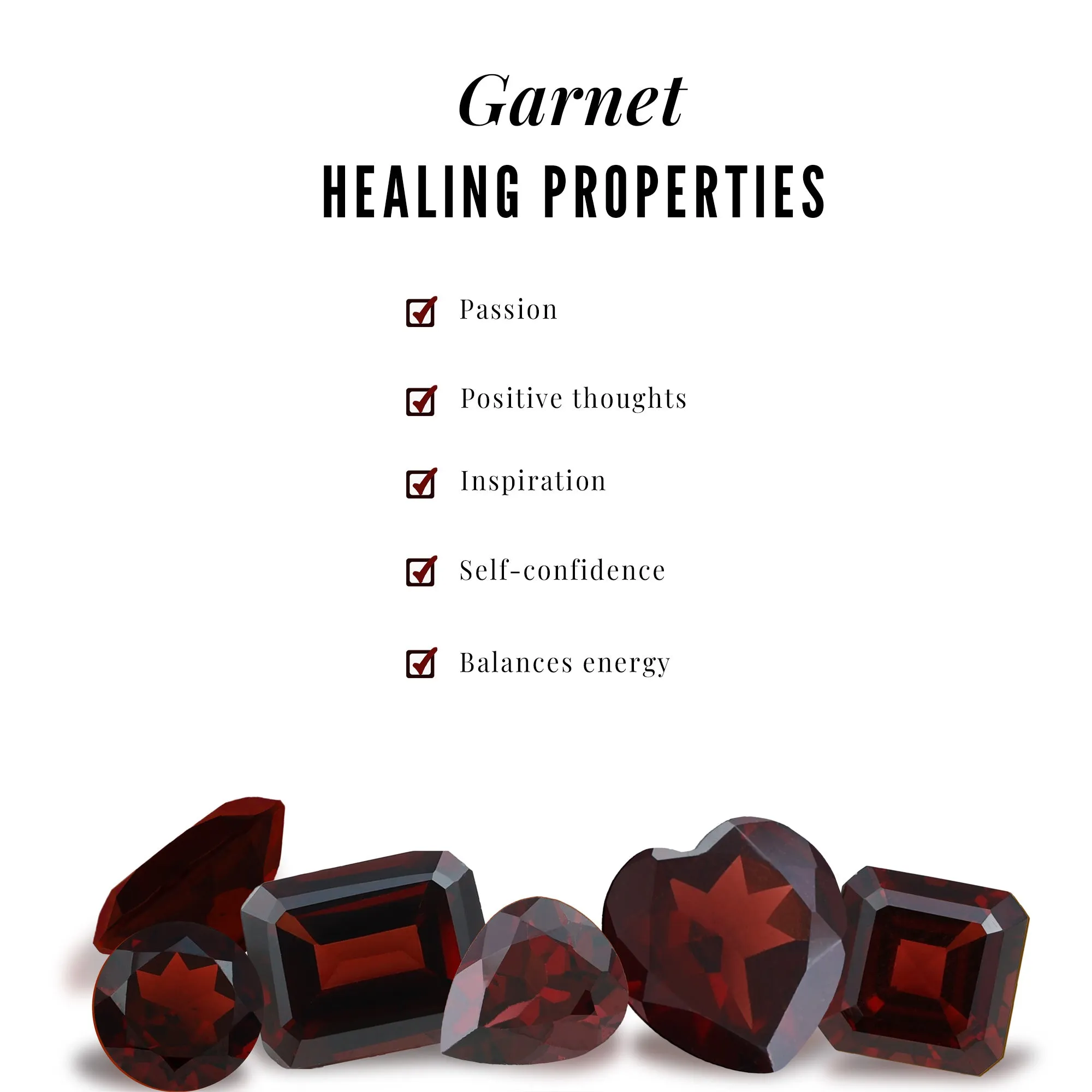 8 MM Asscher Cut Garnet Solitaire Stud Earrings in Double Prong Setting